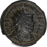 Roman Maximian,AD286-310 AE Post-Ref.Radiate / Victory From Jupiter NGC (013)