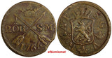 SWEDEN Adolf Frederick (1751-1771) Copper 1766 S.M.2 Ore 33.7 mm KM# 461 (14740)