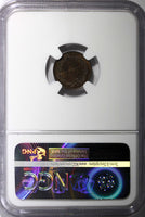 ITALY Vittorio Emanuele II Copper 1861 M Centesimo NGC MS63 BN KM# 1.1 (036)