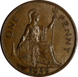 Great Britain George VI Bronze 1949 1 Penny 1st Year Type KM# 869