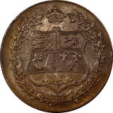 Canada Bronze 1927 Confederation Medal 25.48 mm Toned (20 527)