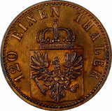 German States PRUSSIA Wilhelm I 1872-B 3 Pfennig Nice Toning UNC KM# 482(10282)