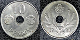 FINLAND Iron 1944 10 Pennia WWII Issue BU Coin KM#34.1 (23 020)