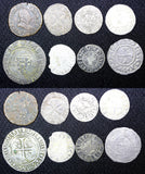 FRANCE LOT OF 14 MEDIEVAL COINS most are silver. (22 373)