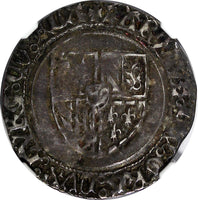 Belgium Flanders Charles the Bold of Burgundy (1467-77) Double Patard NGC XF DET