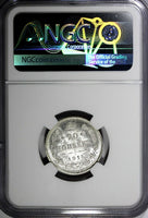 RUSSIA Nicholas II Silver 1915 BC 20 KOPECKS NGC MS65 Y# 22a.2 (012)