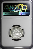 RUSSIA Nicholas II Silver 1915 BC 20 KOPECKS NGC MS65 Y# 22a.2 (012)