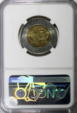 Dominican Republic 2005 10 Pesos General Mella  NGC MS65 KM# 106 (049)