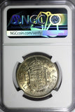 Great Britain Elizabeth II Copper-Nickel 1967 1/2 Crown NGC MS62 KM# 907 (051)