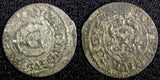 Riga CARL X of Sweden Silver 1658 Solidus,Schilling SCARCE KM# 50 (23 108)