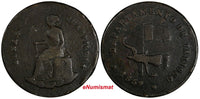 Mexico Jalisco Copper 1859 1/4 Real "Quarto/Quartilla" 30mm SCARCE KM# 356 (697)