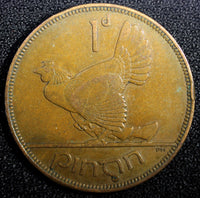 Ireland Republic Bronze 1935 1 Penny Hen with chicks KM# 3 (23 700)