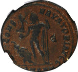 ROMAN Licinius I AS CAESAR AD 308-324 BI REDUCED NUMMUS /JUPITER NGC (047)