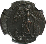 Roman Constantinian AD 330-340 AE3/4 NUMMUS NGC MS  Constantinopolis/Victory (3)