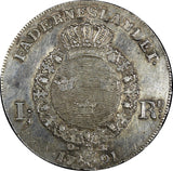 Sweden Gustav III Silver 1791 OL Riksdaler 41mm KM# 527 (21 664)