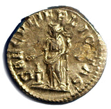 Ancient Roman AD 218-224/5 Julia Maesa AR Denarius Nice Extremely Fine Condit.