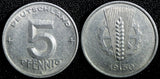 Germany - Democratic Republic (DDR) Aluminum 1950 A 5 Pfennig KM# 2 (23 704)