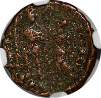 WESTERN ROMAN Honorius  AD 393-423 AE3 Nummus Crowned by Victory NGC (099)