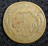Italian States GORIZIA Joseph II  Copper 1788 K 1/2 Soldo Kremnica, KM# 26 (508)