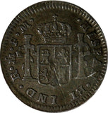 Mexico SPANISH COLONY Charles IV Silver 1790 Mo FM 1/2 Real Light Toned KM#70(9)