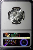 India-Portuguese Silver 1936 1/2 Rupia NGC MS64 Mintage-100,000 SCARCE KM# 23(5)
