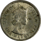 Malaya & British Borneo Elizabeth II Copper-Nickel 1953 5 Cents KM# 1 (17 519)