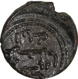 SICILY Italian states William II (1166-1189) AE 1 Follaro Lion Biaggi-1232 (454)