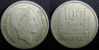 Algeria Copper-Nickel 1950 100 Francs 30mm "Marianne"  KM# 93 (23 747)