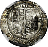 ENGLAND,Charles I (1641-43) Silver 1 Shilling Tower NGC XF Details S-2799 (054)