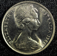 Australia Elizabeth II 1981 5 Cents GEM BU RANDOM PICK (1 Coin) KM# 64 (23 609)