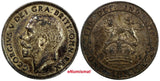 Great Britain George V Silver 1915 1 Shilling XF Toning KM# 816;S-4013 (11 371)