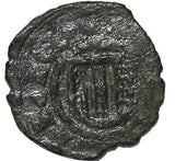SICILY Italian states Alfonso I of Aregon (1416-1458) Billon  Denaro (19 931)