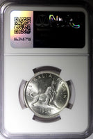 Australia Silver 1954 Florin NGC MS62 Royal Visit of Elizabeth II KM# 55 (020)