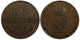 Austria Francis I Copper 1816 A 1 Kreuzer Vienna Mint 26.6 mm KM# 2113 (20 502)