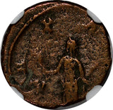 ROMAN.Gallienus AD 253-268  BI Double-Denarius / Rev. Pax   NGC (035)