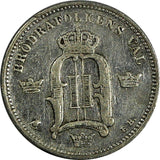 Sweden Oscar II Silver 1902 EB 10 Öre KM# 755 (17 827)