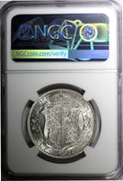 Great Britain George V Silver 1922 1/2 Crown NGC MS62 32.3 mm KM# 818.1a (9)