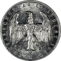 Germany - Weimar Republic Aluminum 1922-A 3 Mark aUNC Condition KM# 28 (10 737)