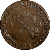 SWEDEN Gustaf II Adolf (1611-1632)  1627 1 ORE (MDCXXVII)41 mm RARE KM#115 (977)