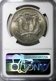 Dominican Republic 1978 1 Peso NGC MS64 Mintage-35,000 Toning KM# 53 (036)