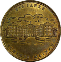 GERMANY MEDAL WERTMARKE Mainau Island 250 Years UNC 34mm (18 663)