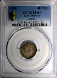 Great Britain Edward VII Silver 1903 4 Pence PCGS PL64 PROOFLIKE TONED KM#798(0)