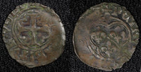 France Dombes Pierre II of Bourbon (1482-1503) 1 Denier Divo Dombe# 23 (465)