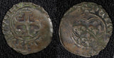 France Dombes Pierre II of Bourbon (1482-1503) 1 Denier Divo Dombe# 23 (465)