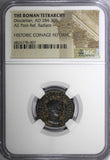 ROMAN.Diocletian AD 284-305 AE Post-Ref.Radiate Rev.Victory on Globe NGC (007)