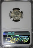 Switzerland Silver 1946 B 1/2 Franc NGC MS64 Standing Helvetia KM# 23 (026)