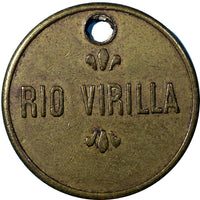 COSTA RICA RIO VIRILLA  ROHRMOSER HNOS LTD COFFEE TOKEN 22mm R-SJS 34