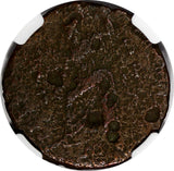 ROMAN Severus II as Caesar AD 306-307 BI  Nummus /Genius Wealth NGC (026)