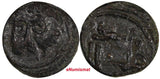 SICILY Italian states William II (1166-1189) AE 1 Follaro Lion Biaggi-1232 (455)
