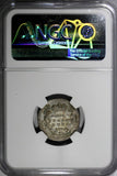 Russia Elizabeth Silver 1742 Grivennik 10 Kopecks NGC VF20 RARE VARIETY C# 16(9)